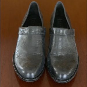Black Leather Oxfords